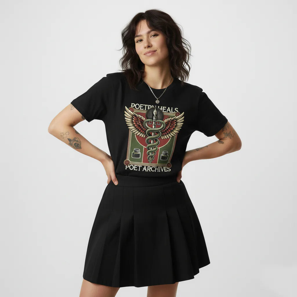 POETRY HEALS T-SHIRT