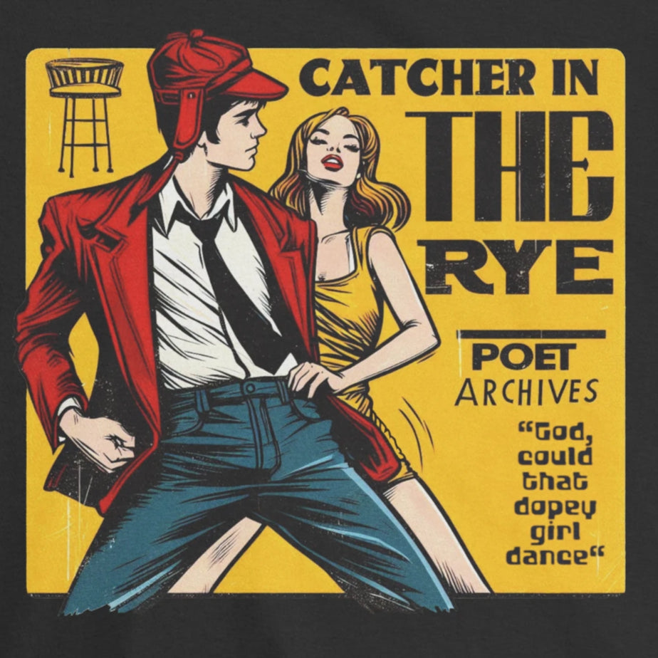 Back view of the Catcher in the Rye T-Shirt, from Poet Archives