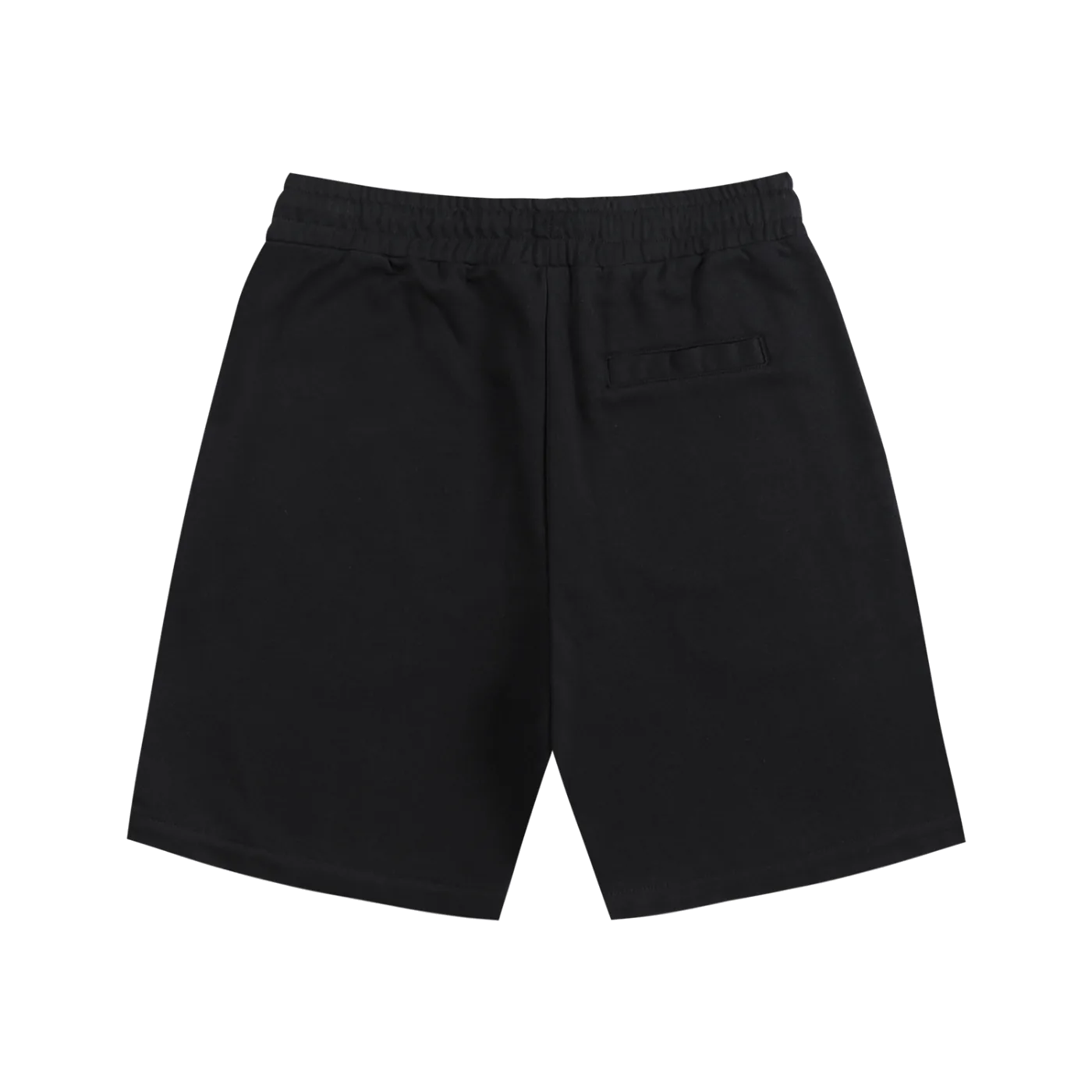 Black shorts on a white background