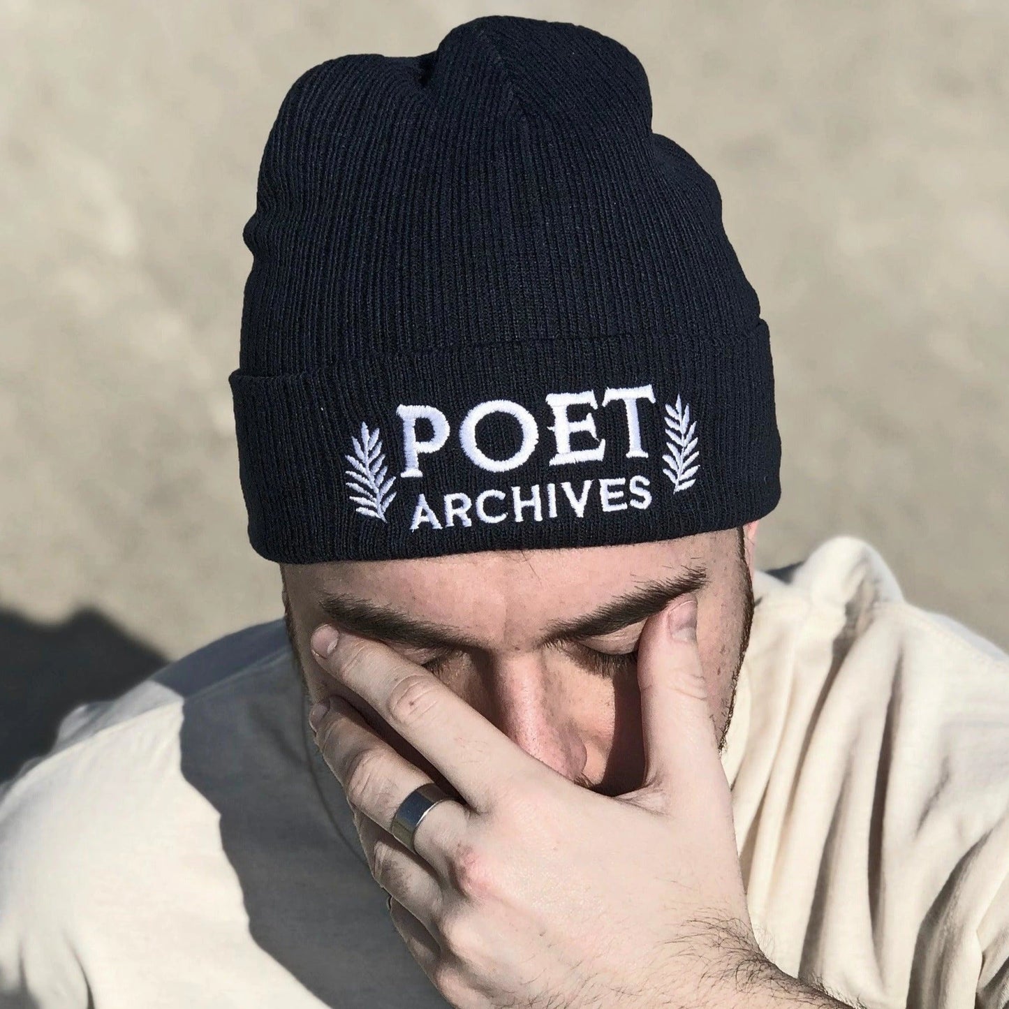 RIBBED BEANIE - Poet Archives