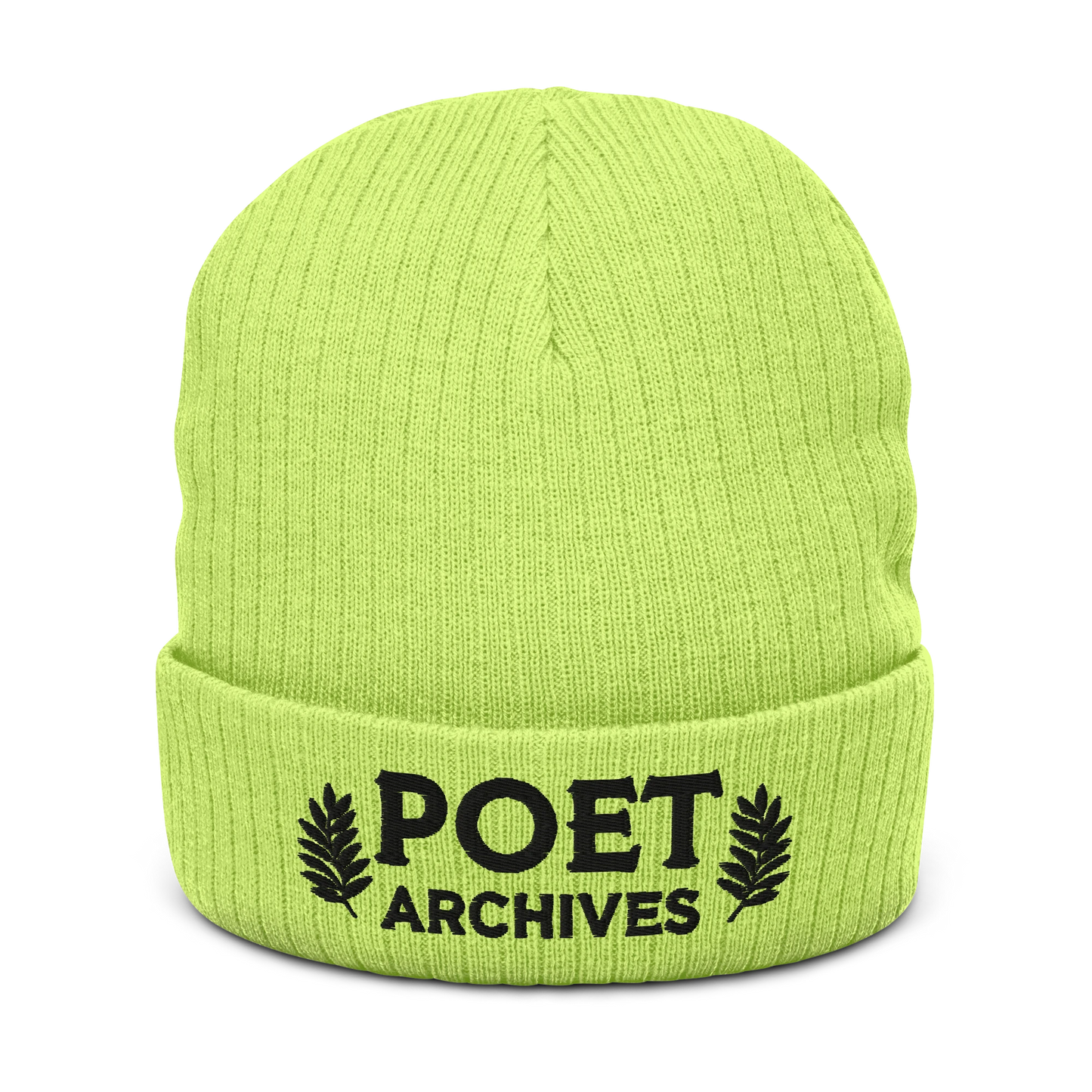 RIBBED BEANIE - Poet Archives