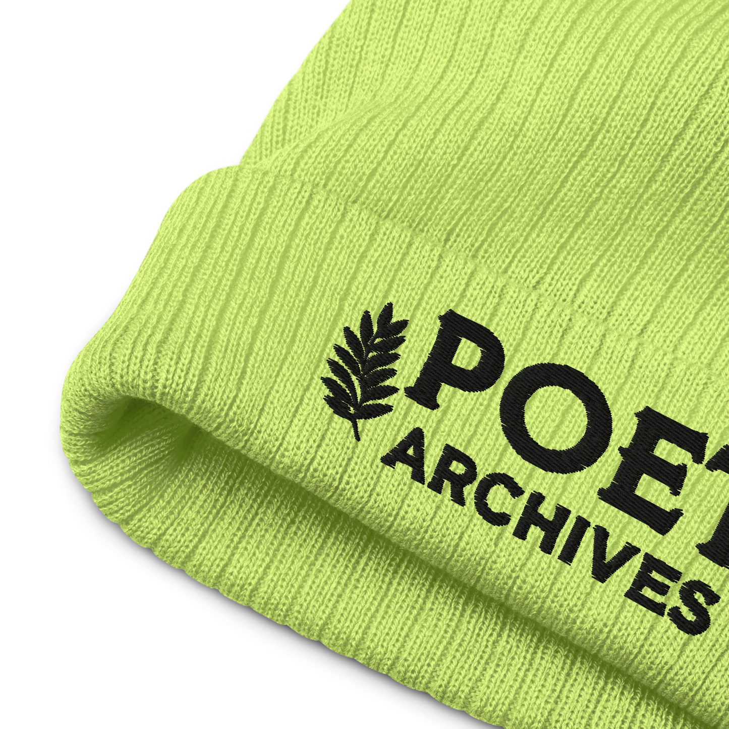 RIBBED BEANIE - Poet Archives