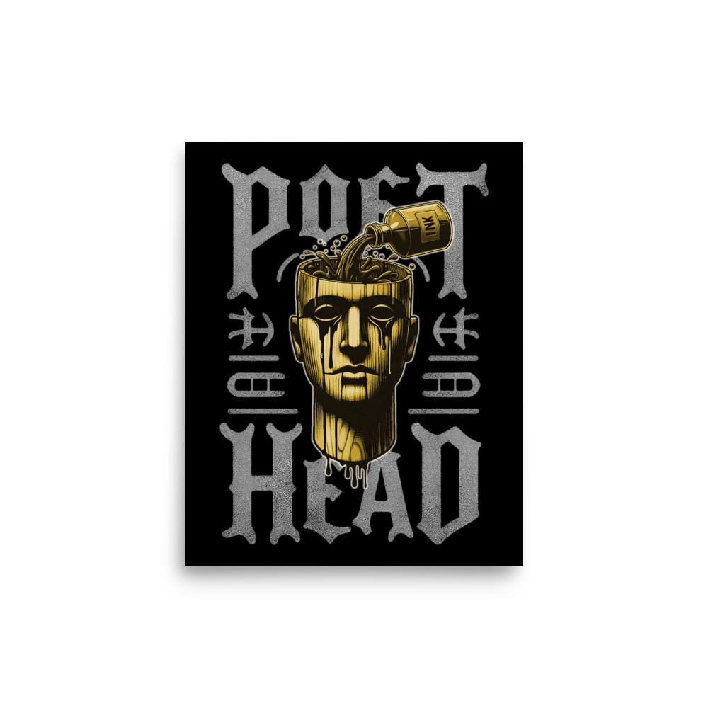 POET HEAD POSTER