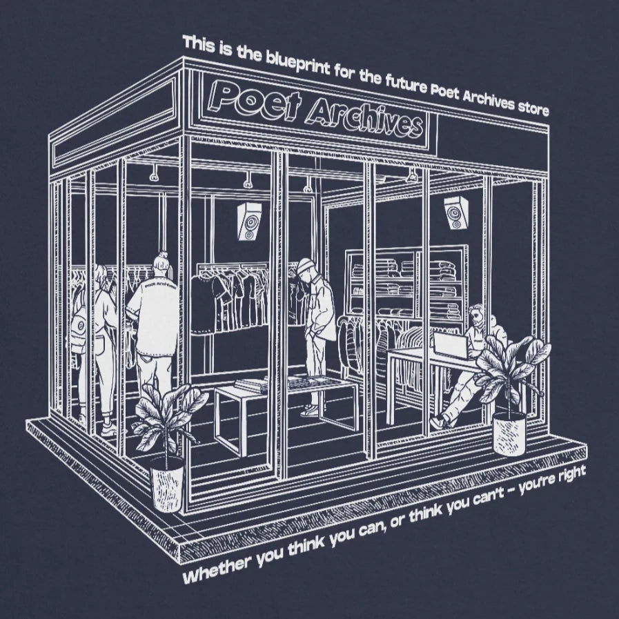 BLUEPRINT T-SHIRT - Poet Archives