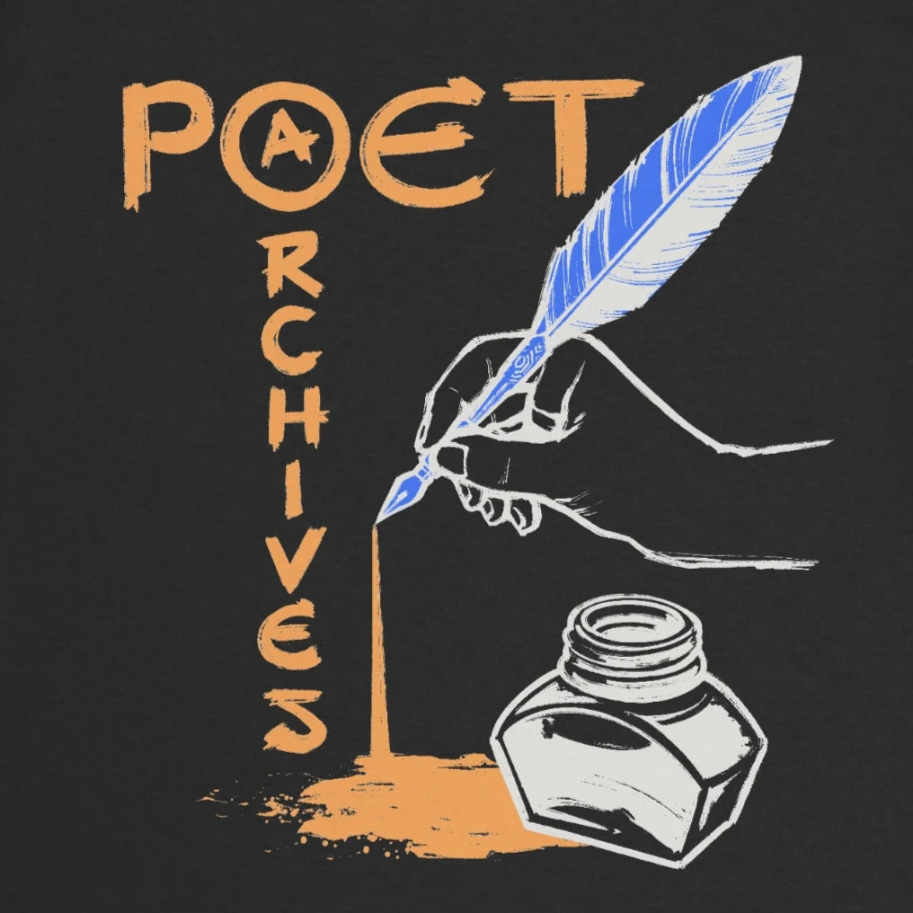QUILL BACK PRINT T-SHIRT - Poet Archives