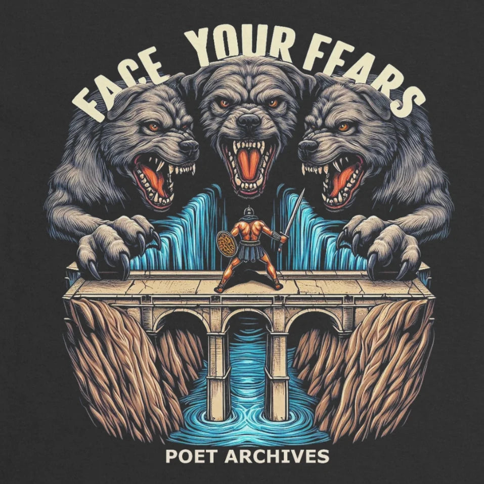 FACE YOUR FEARS T-SHIRT - Poet Archives