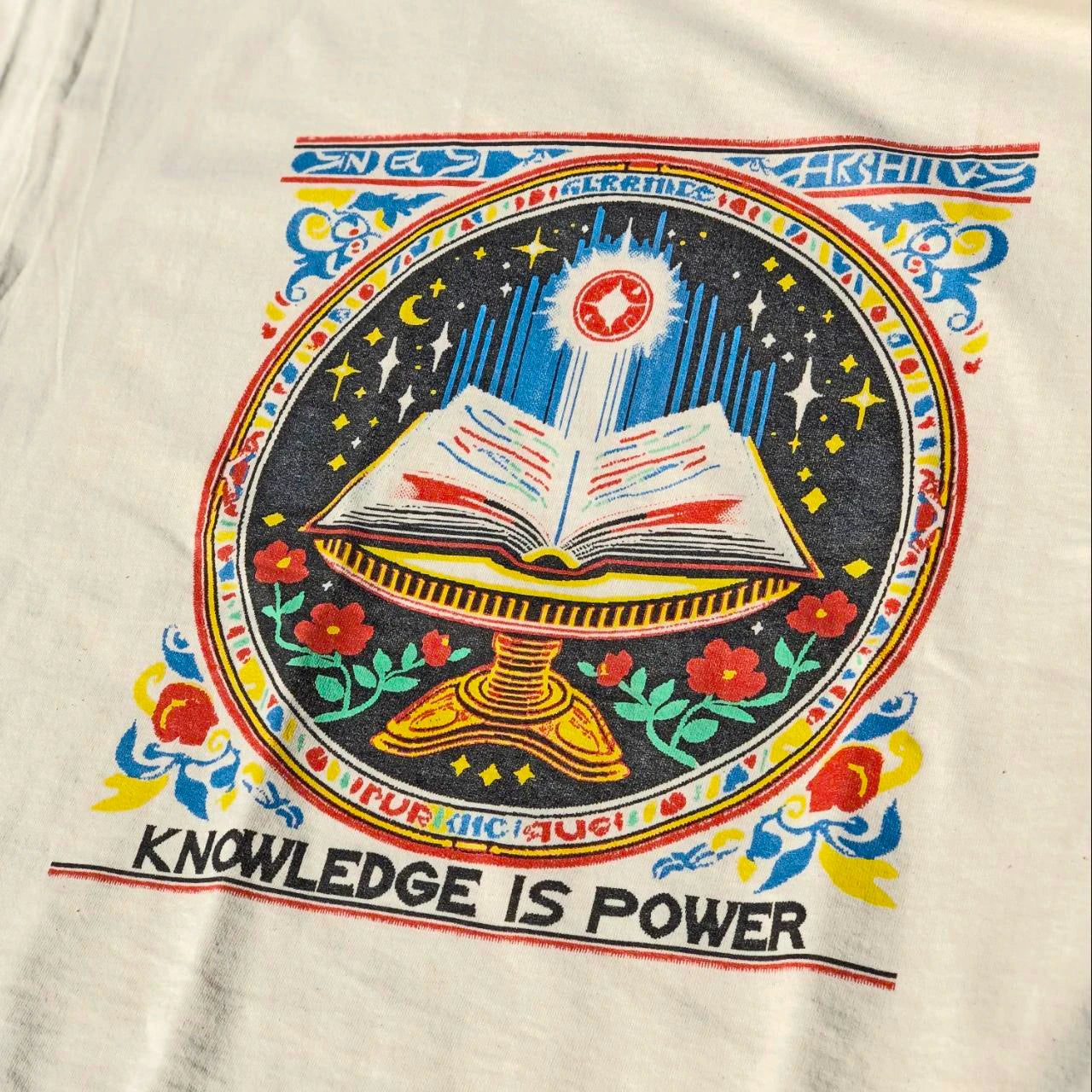 KNOWLEDGE IS POWER T-SHIRT - Poet Archives