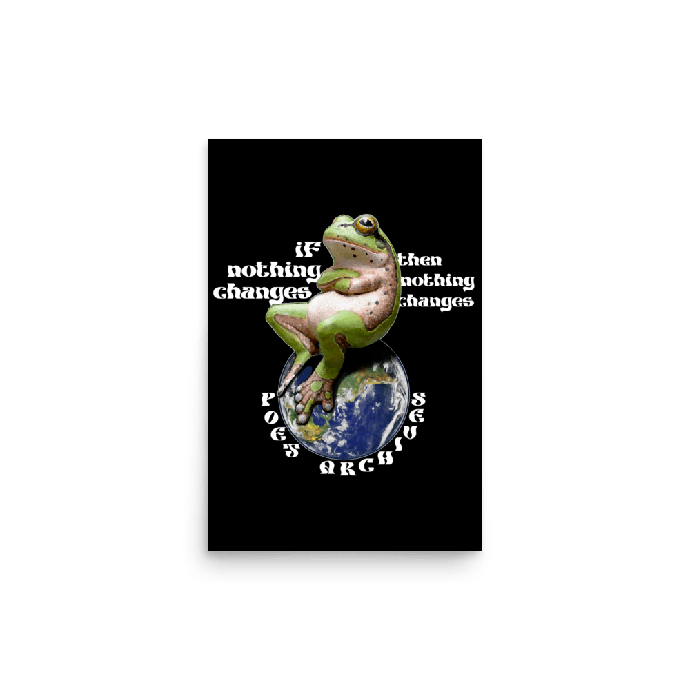 If Nothing Changes Poster - Poet Archives