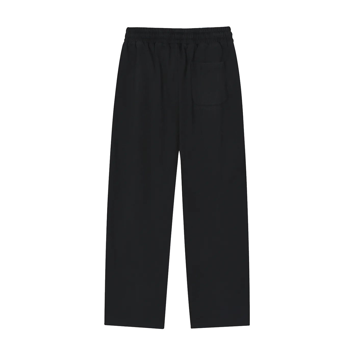 Black pants on a white background