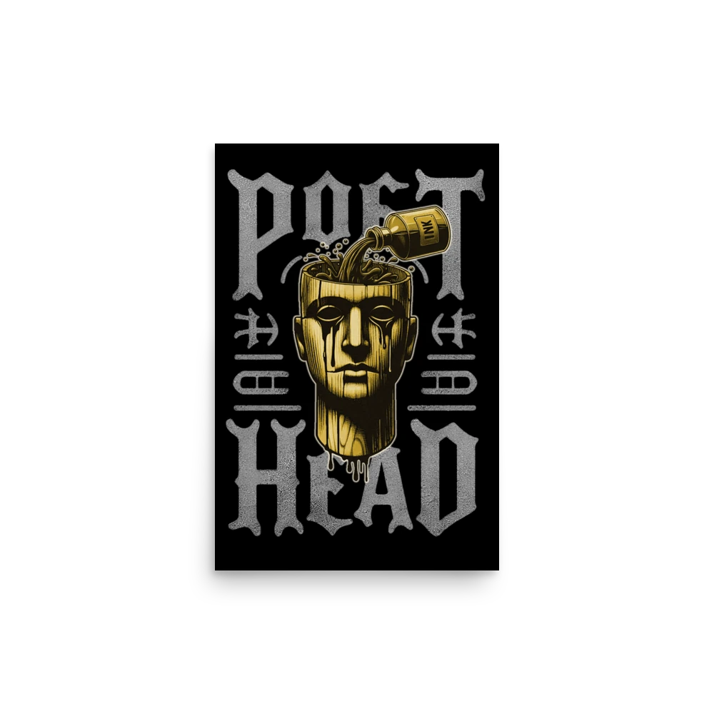 POET HEAD POSTER