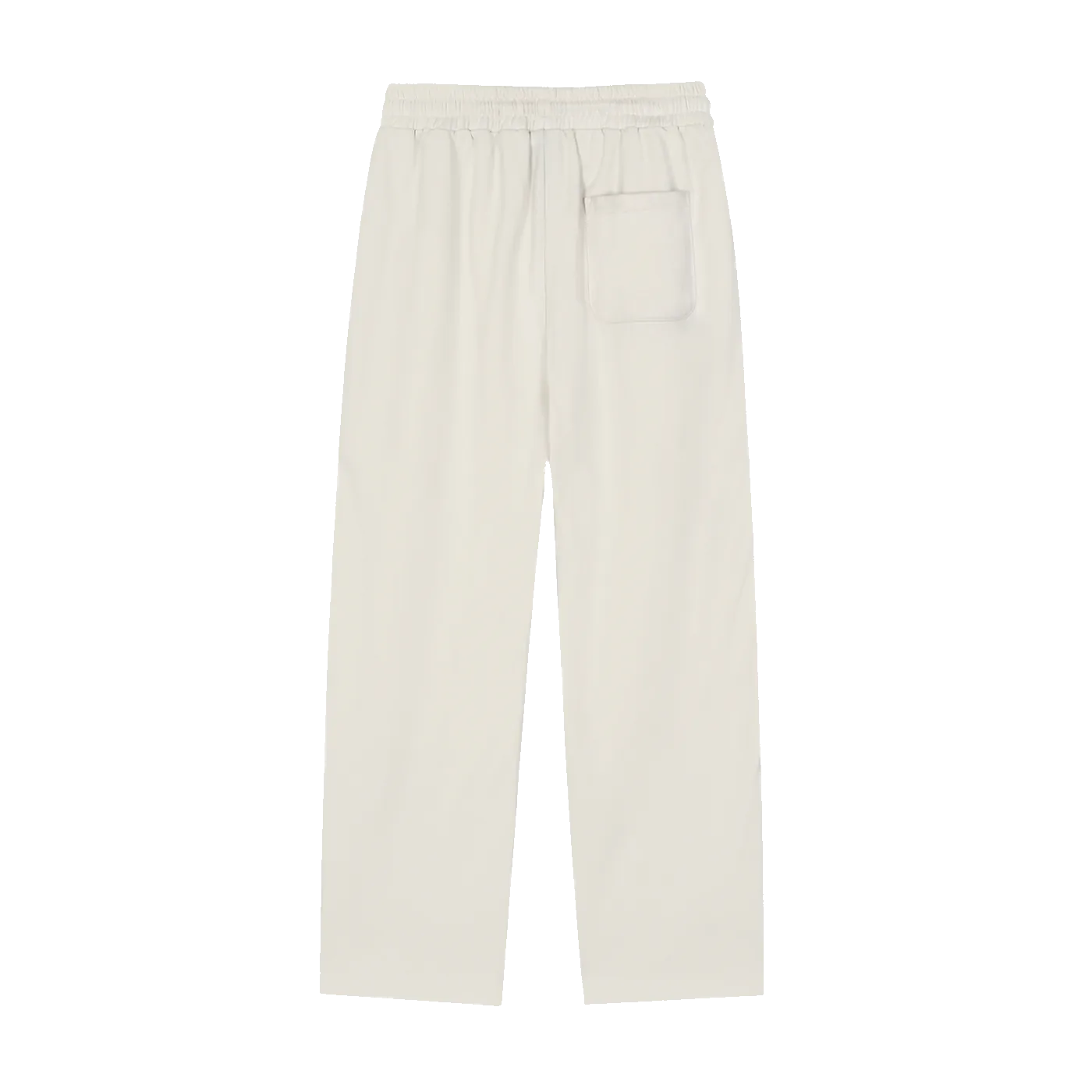White pants on a white background