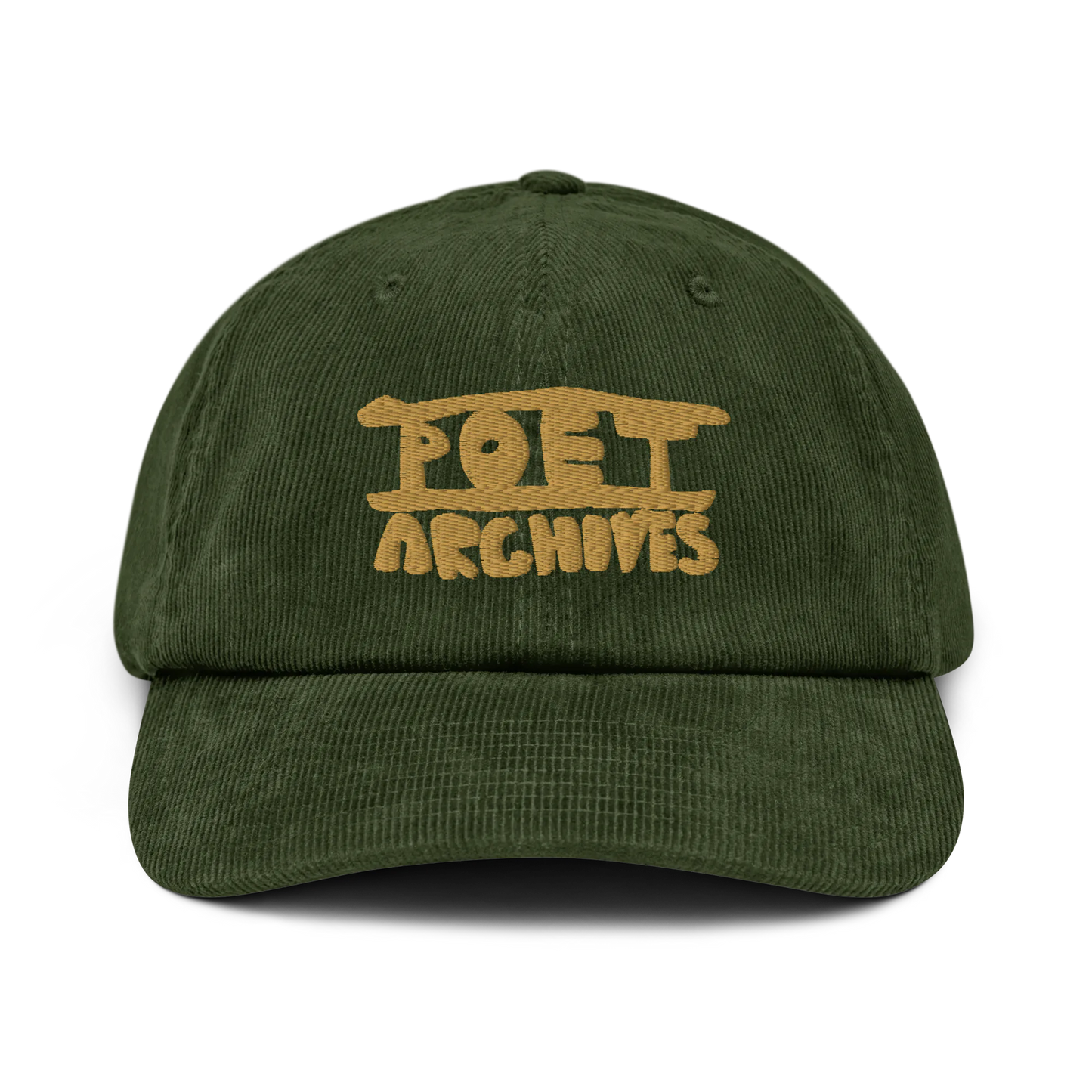 Green cap with 'POET ARCHIVES' logo on a white background