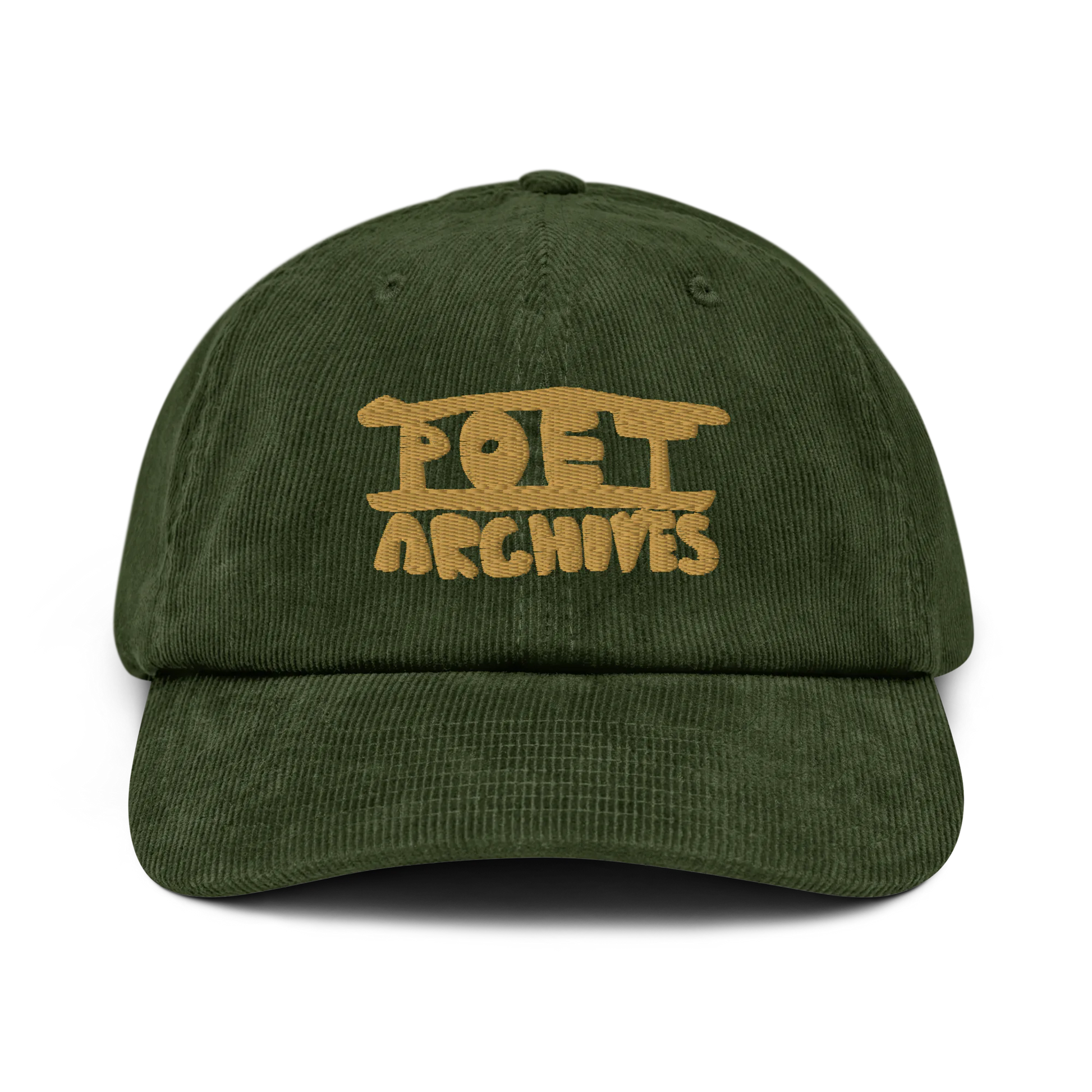 Green cap with 'POET ARCHIVES' logo on a white background