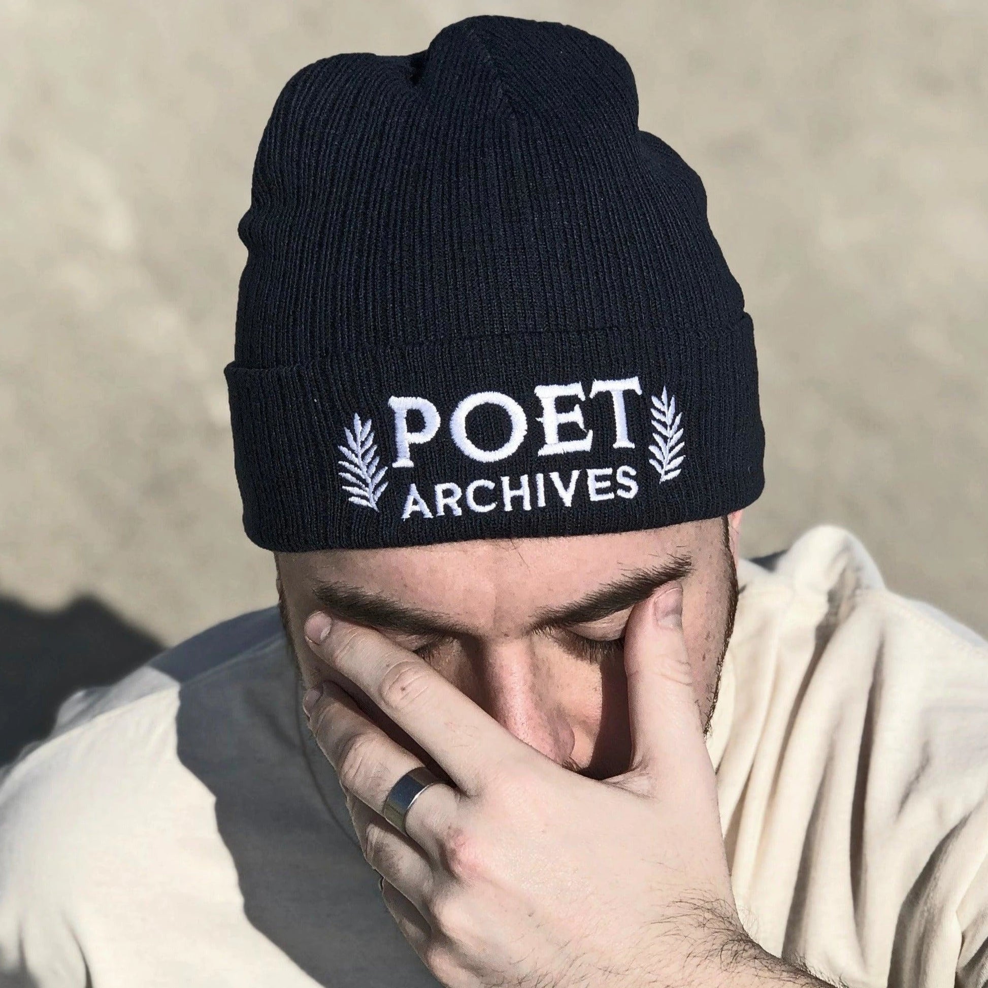 RIBBED BEANIE - Poet Archives