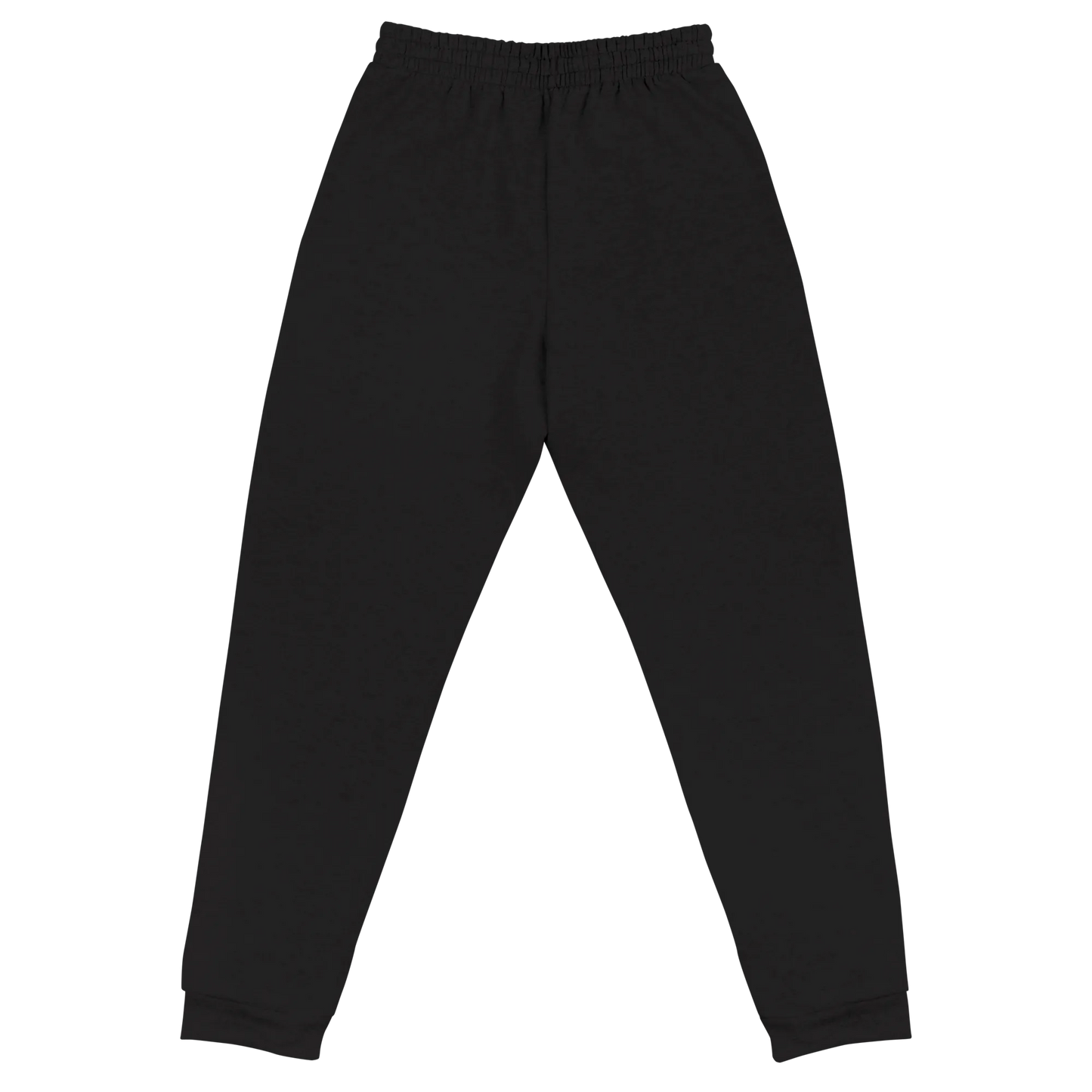 Black sweatpants on a white background