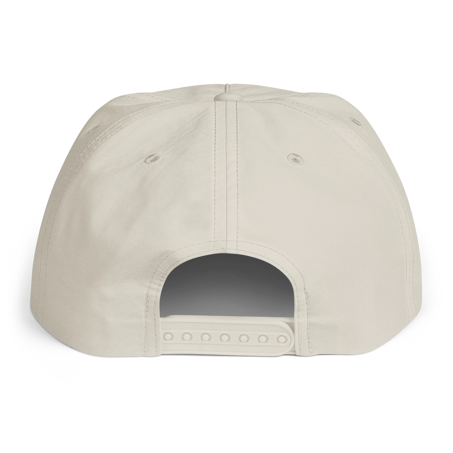 Beige baseball cap on a white background