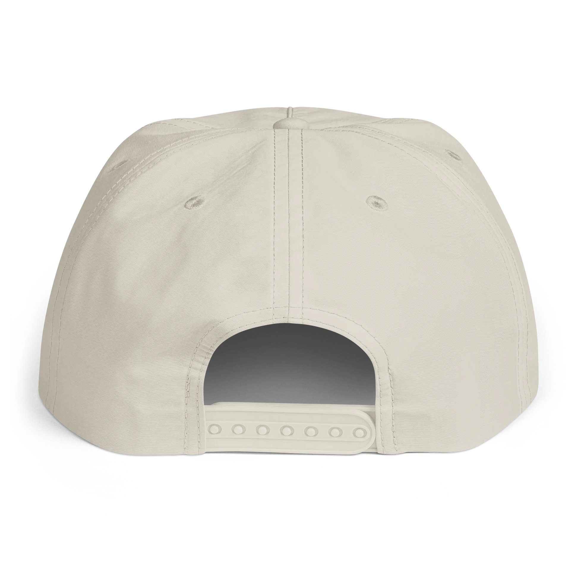 Beige baseball cap on a white background