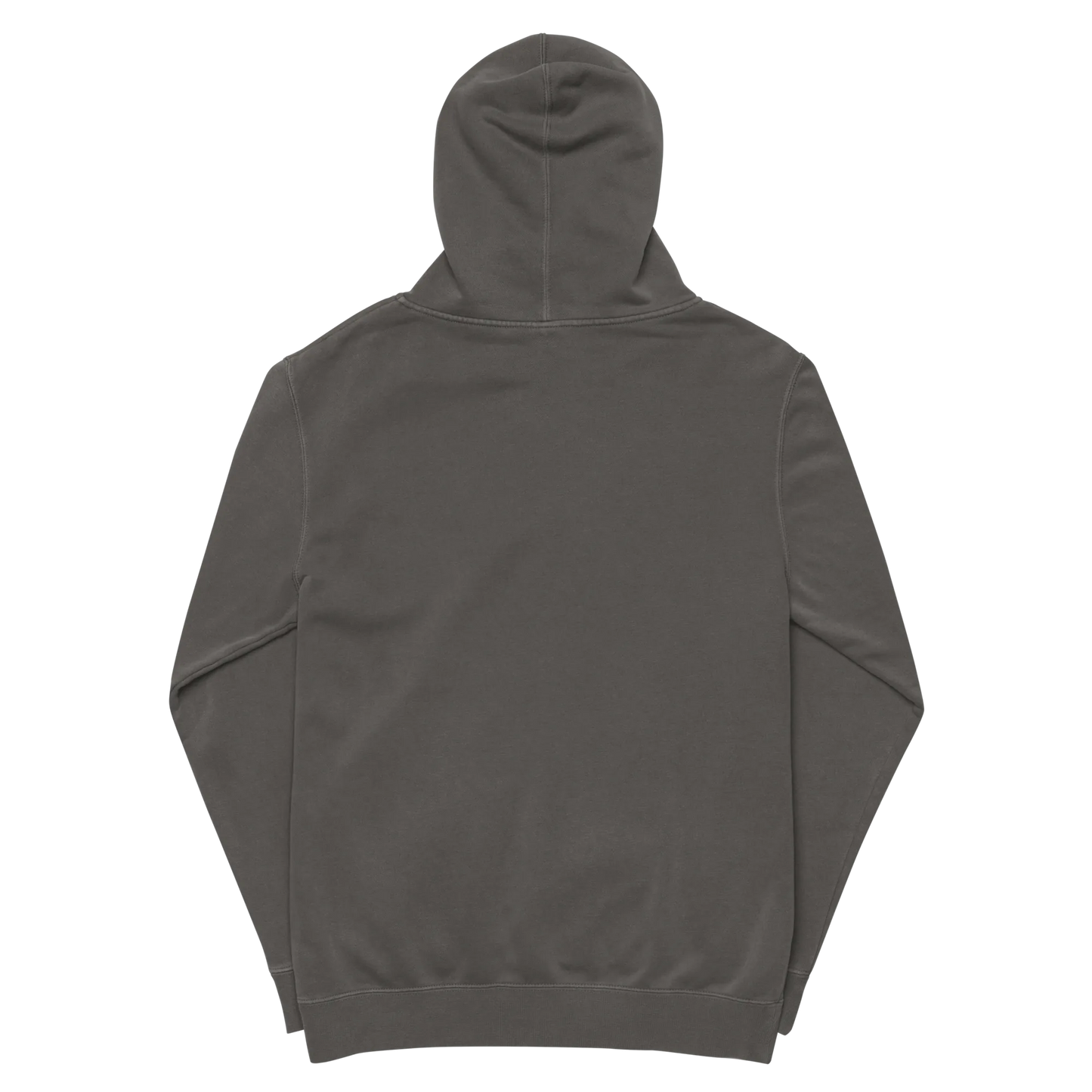 Gray hoodie on a white background