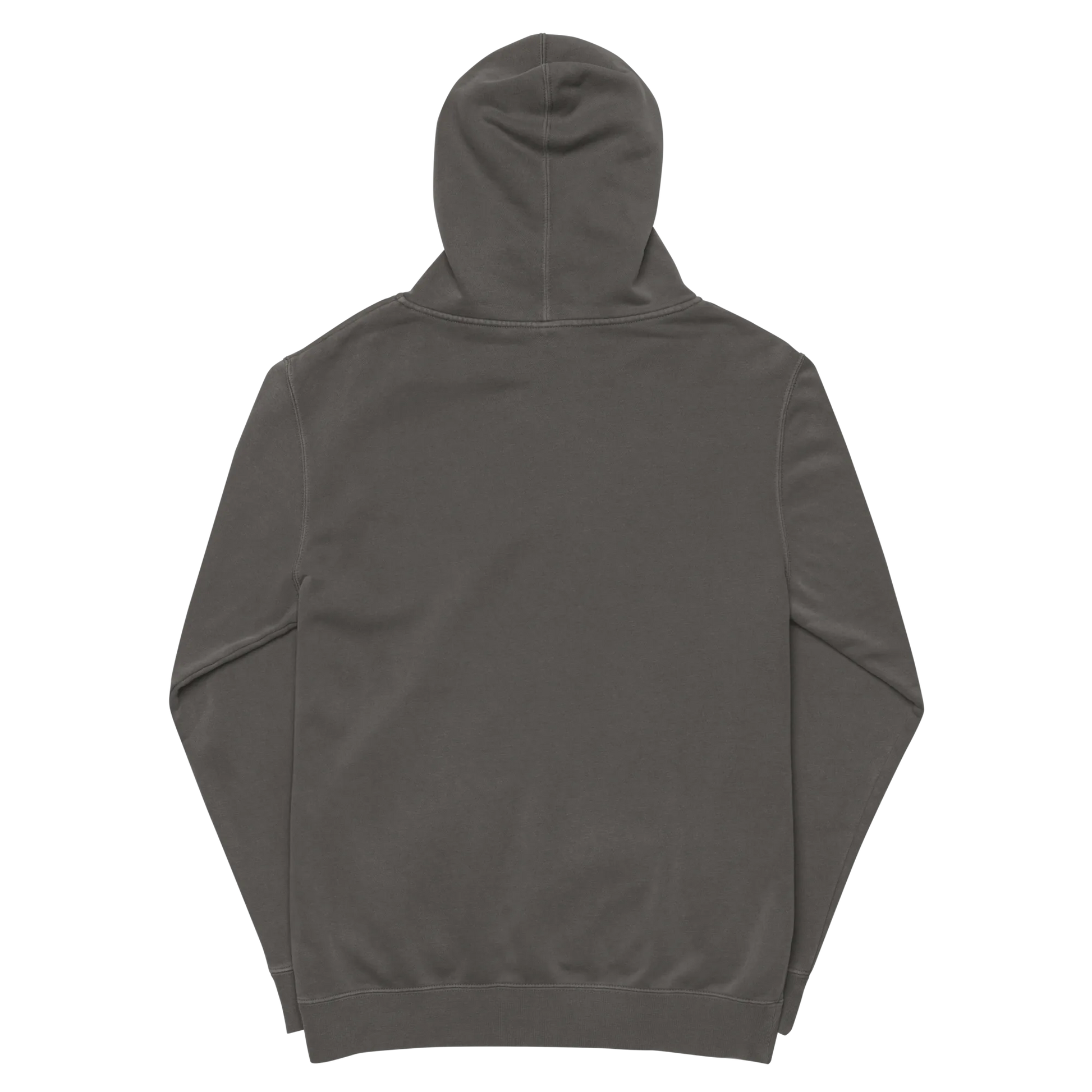 Gray hoodie on a white background