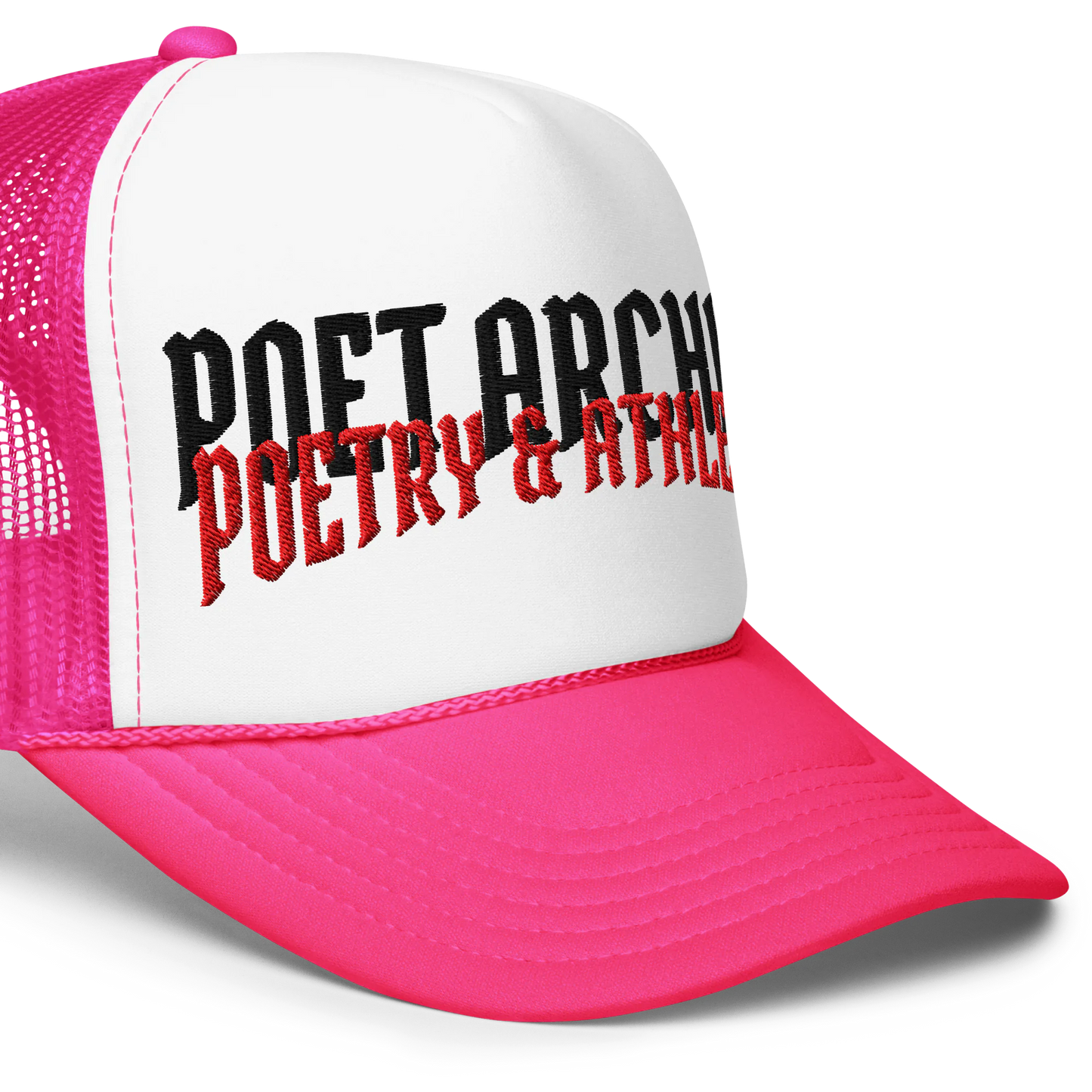 POETRY & ATHLETICS TRUCKER HAT - Poet Archives