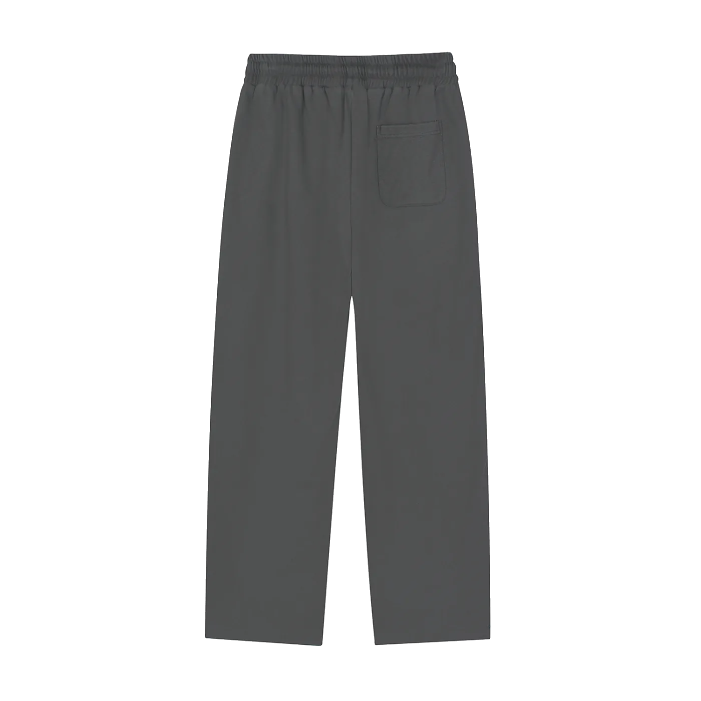 Gray pants with a pocket on a white background
