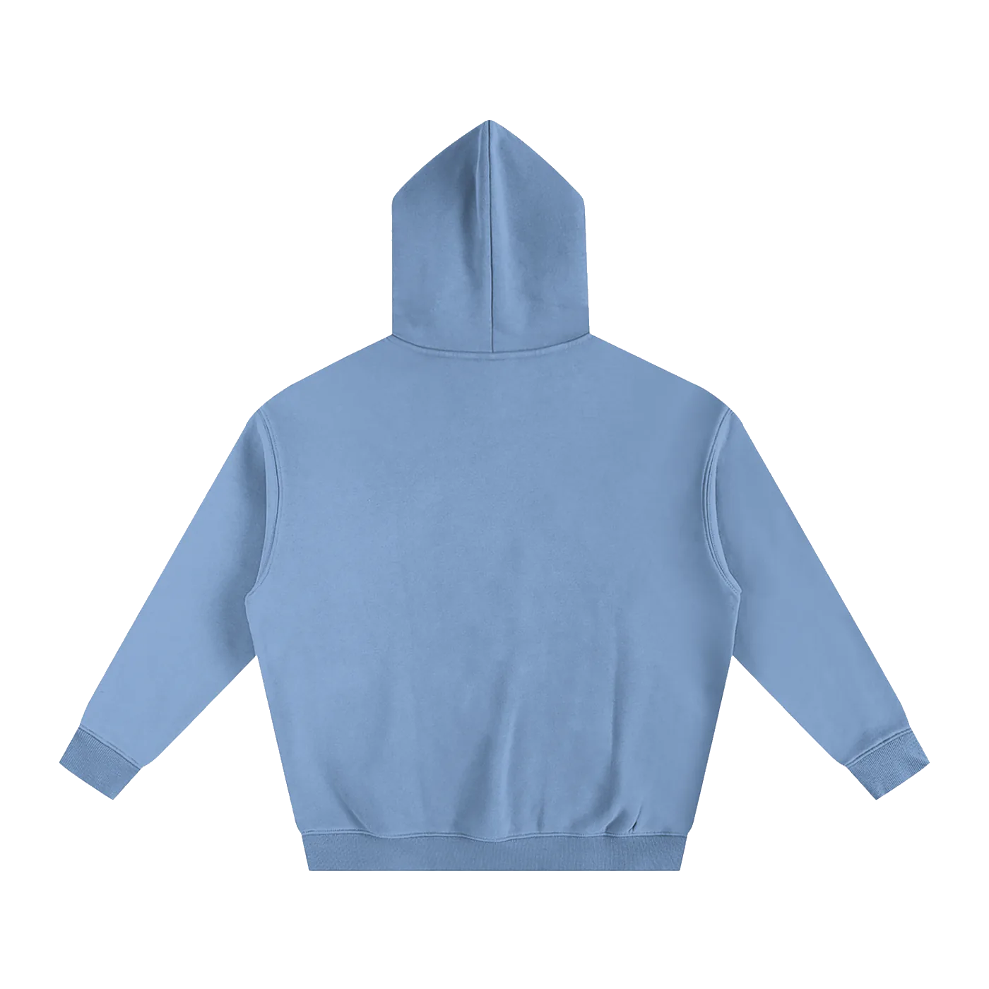 Light blue hoodie on a white background