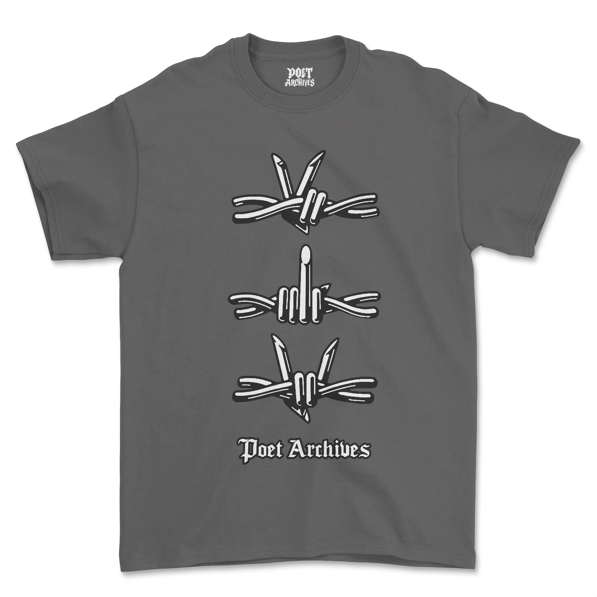 BARBED WIRE T-SHIRT - Poet Archives