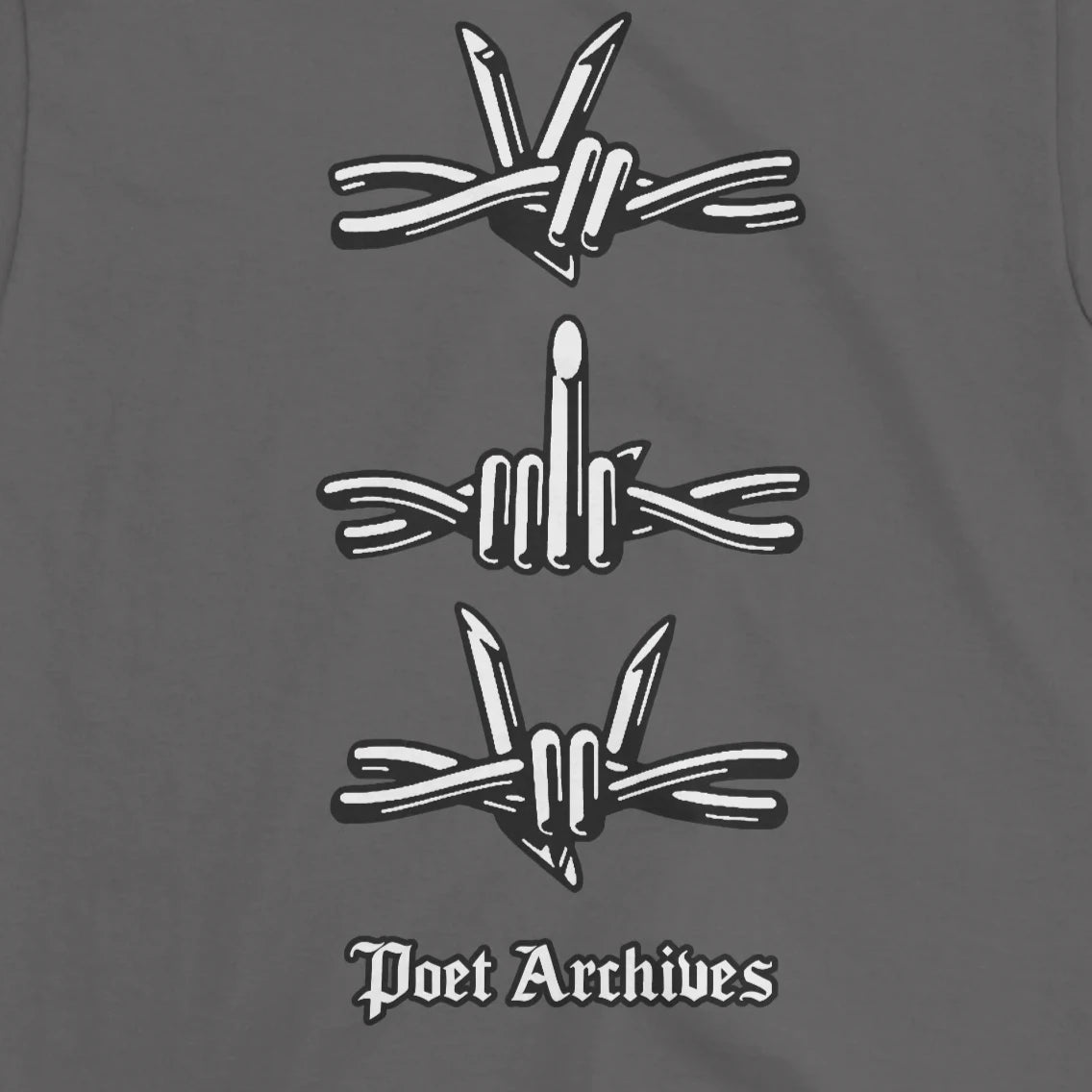 BARBED WIRE T-SHIRT - Poet Archives