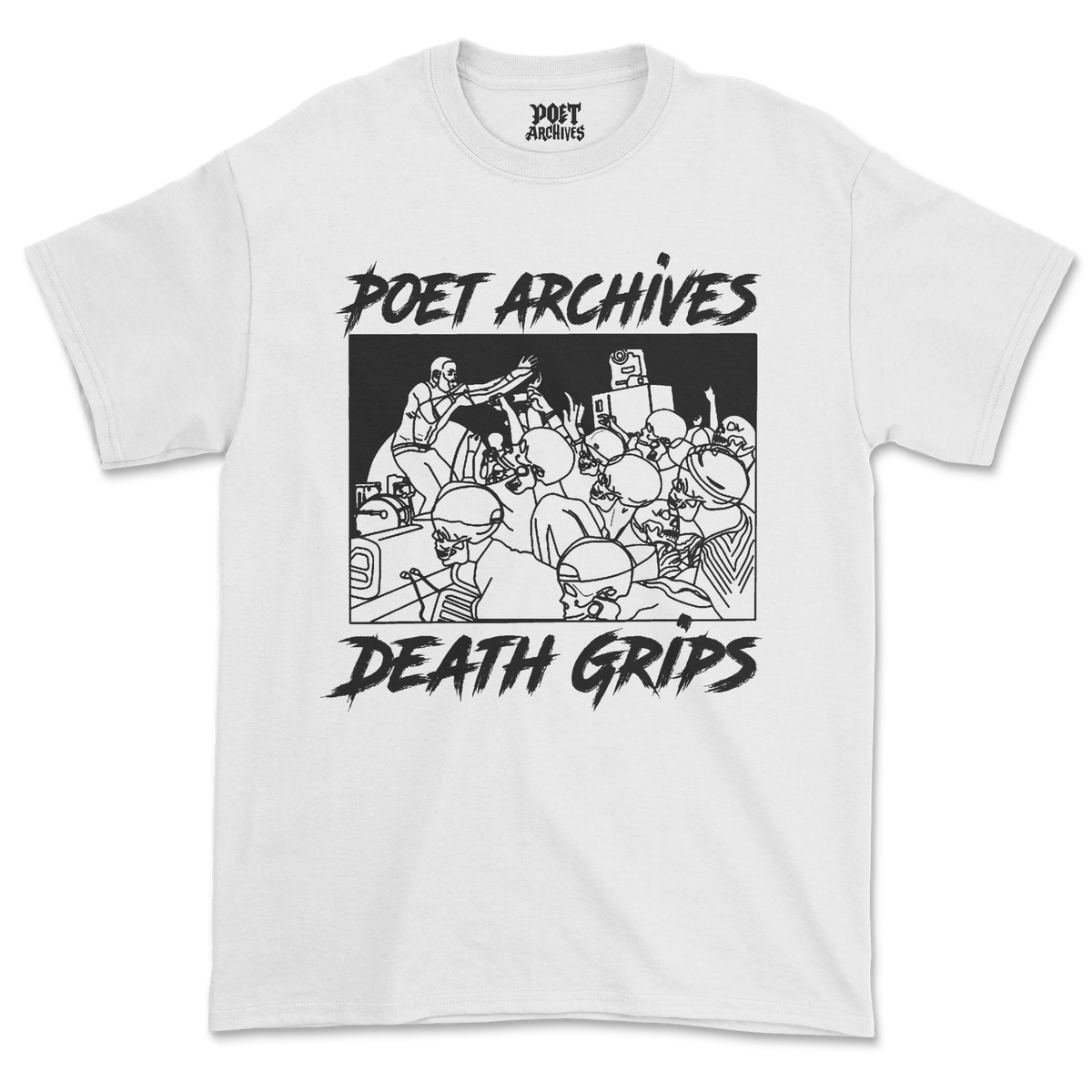 DEATH GRIPS T-SHIRT - Poet Archives