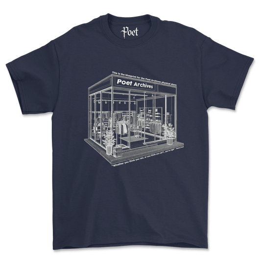 Blueprint T-Shirt - Poet Archives