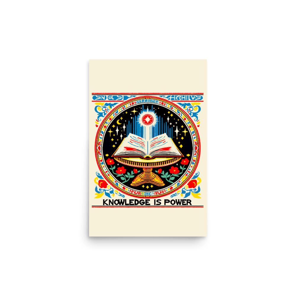 Knowledge is Power Poster - Poet Archives