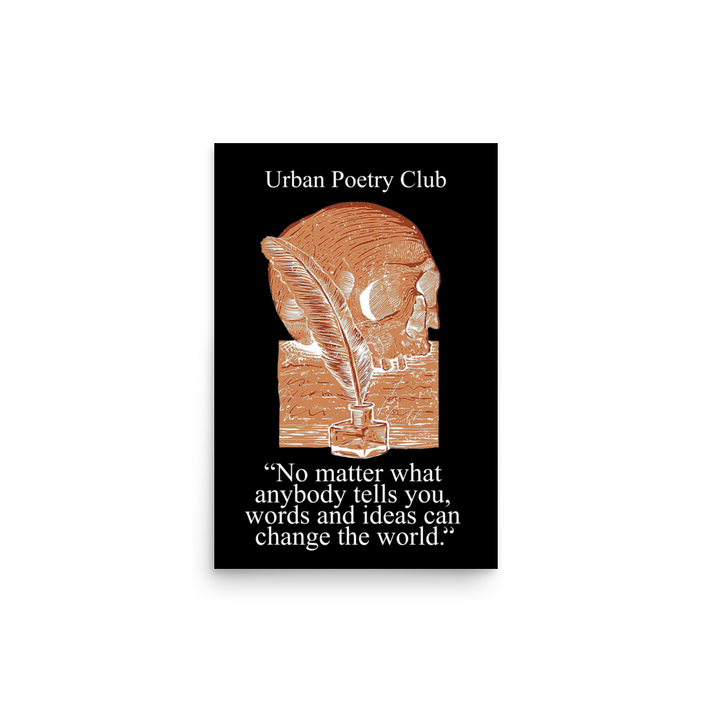 Urban Poetry Club Poster - Poet Archives