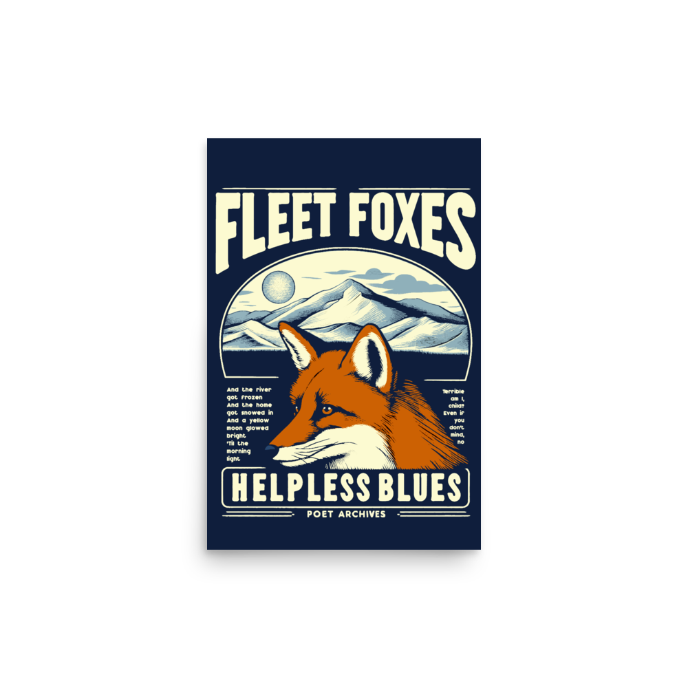 Fleet Foxes Poster - Poet Archives