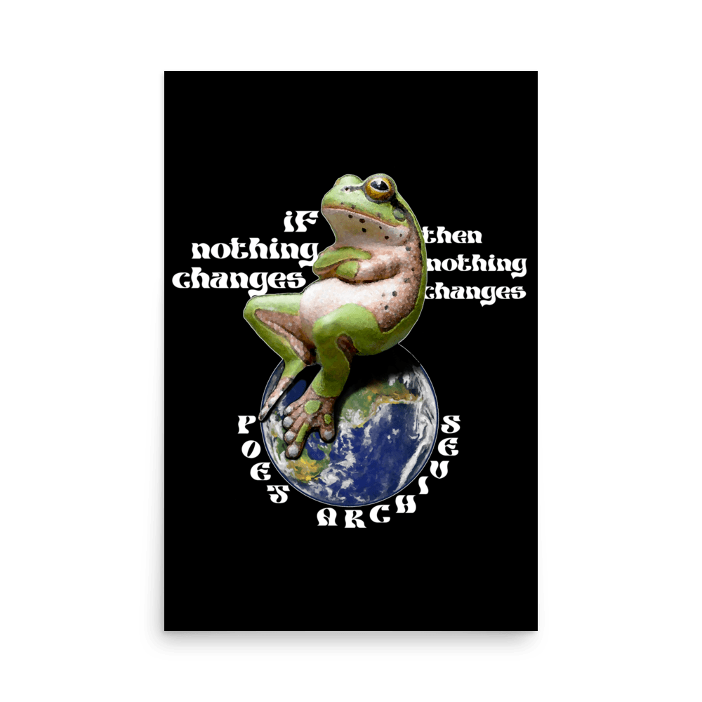 If Nothing Changes Poster - Poet Archives