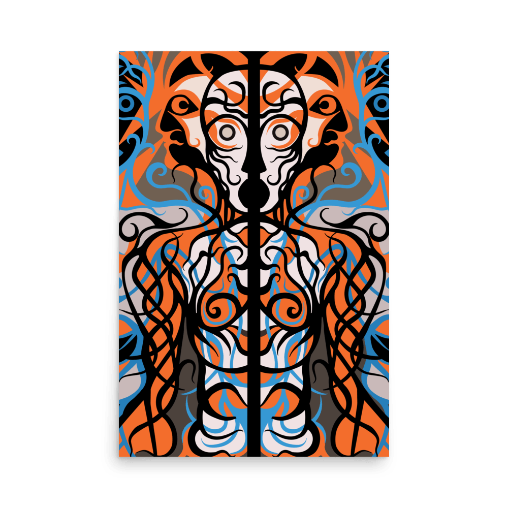 Human Half Poster Example HUMANOID POSTER – Poet Archives