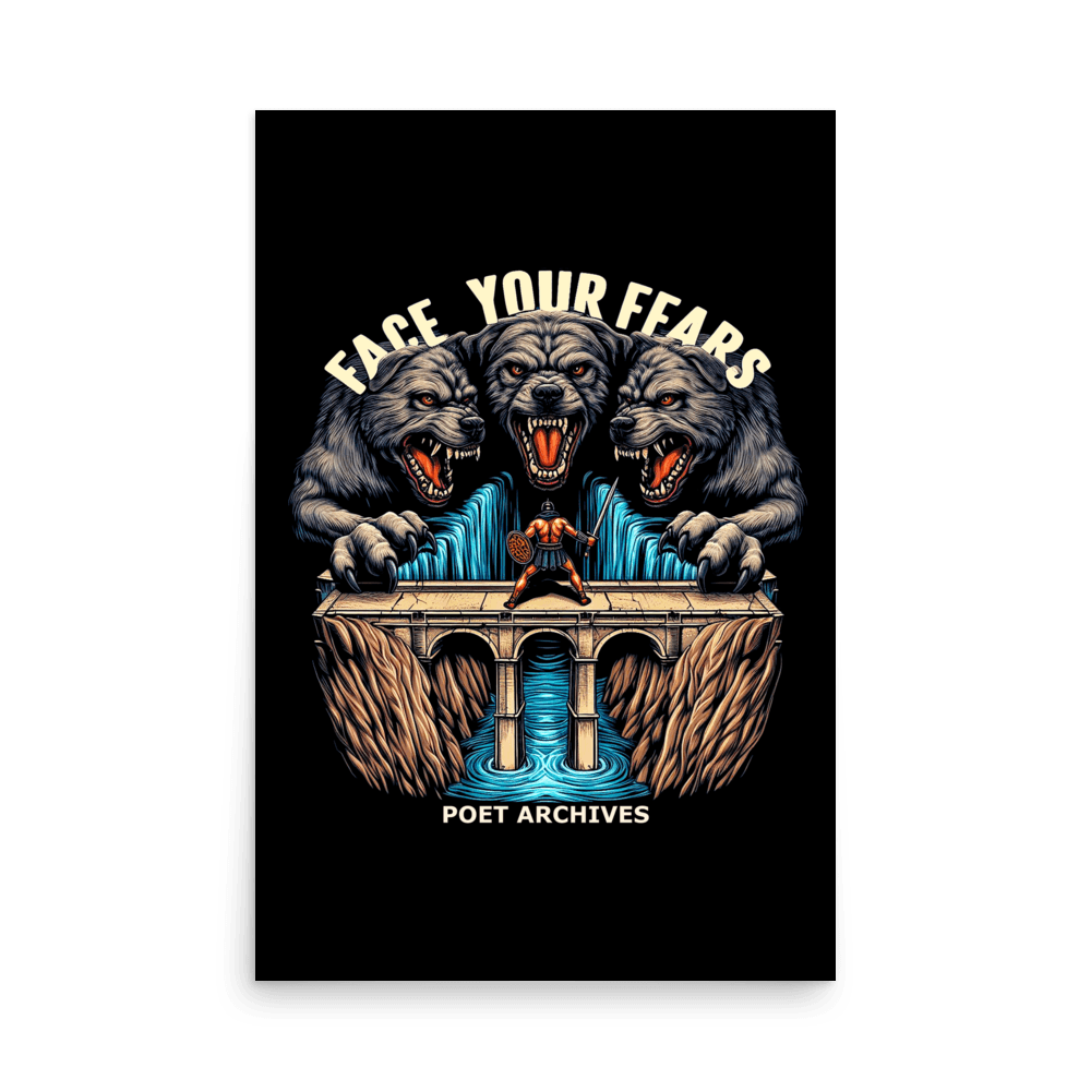 Face Your Fears Poster - Poet Archives