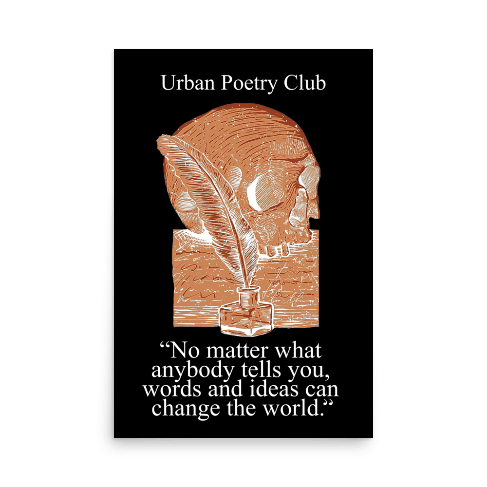 Urban Poetry Club Poster - Poet Archives