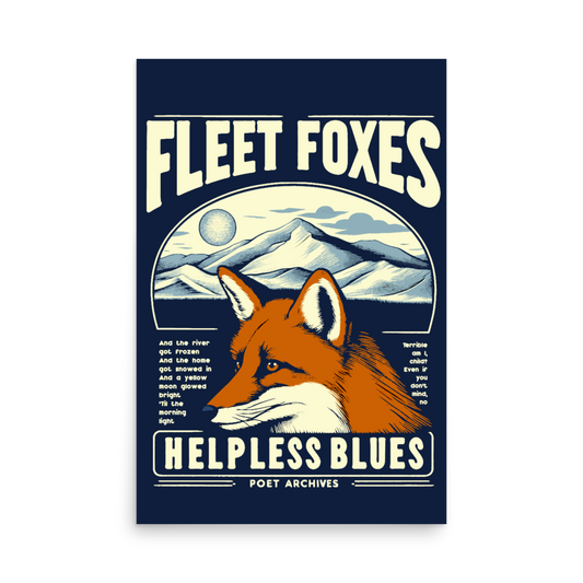 Fleet Foxes Poster - Poet Archives