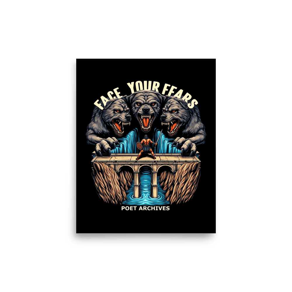 Face Your Fears Poster - Poet Archives
