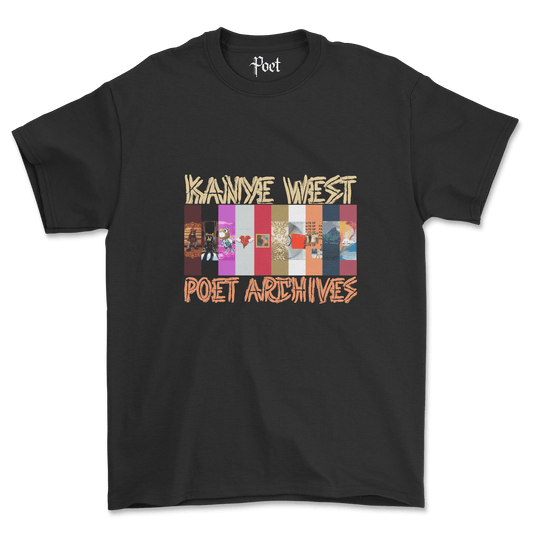 Kanye West Discography T-Shirt - Poet Archives