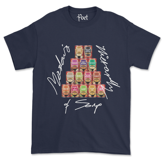Maslow's Hierarchy of Soup T-Shirt - Poet Archives
