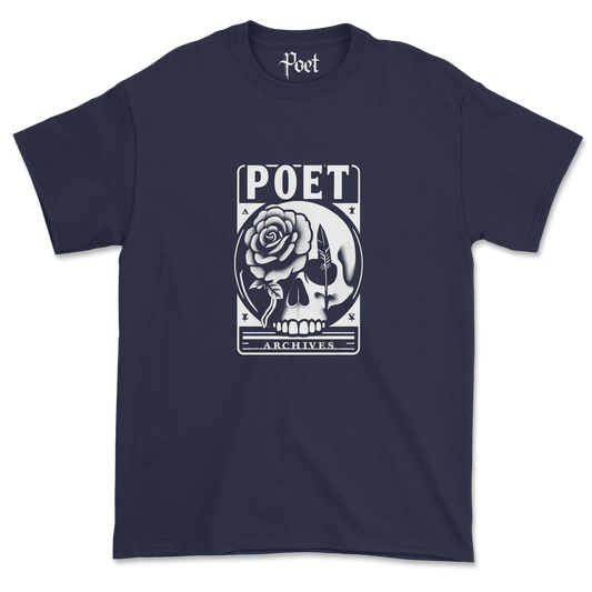 Playing Card Back-Print T-Shirt - Poet Archives