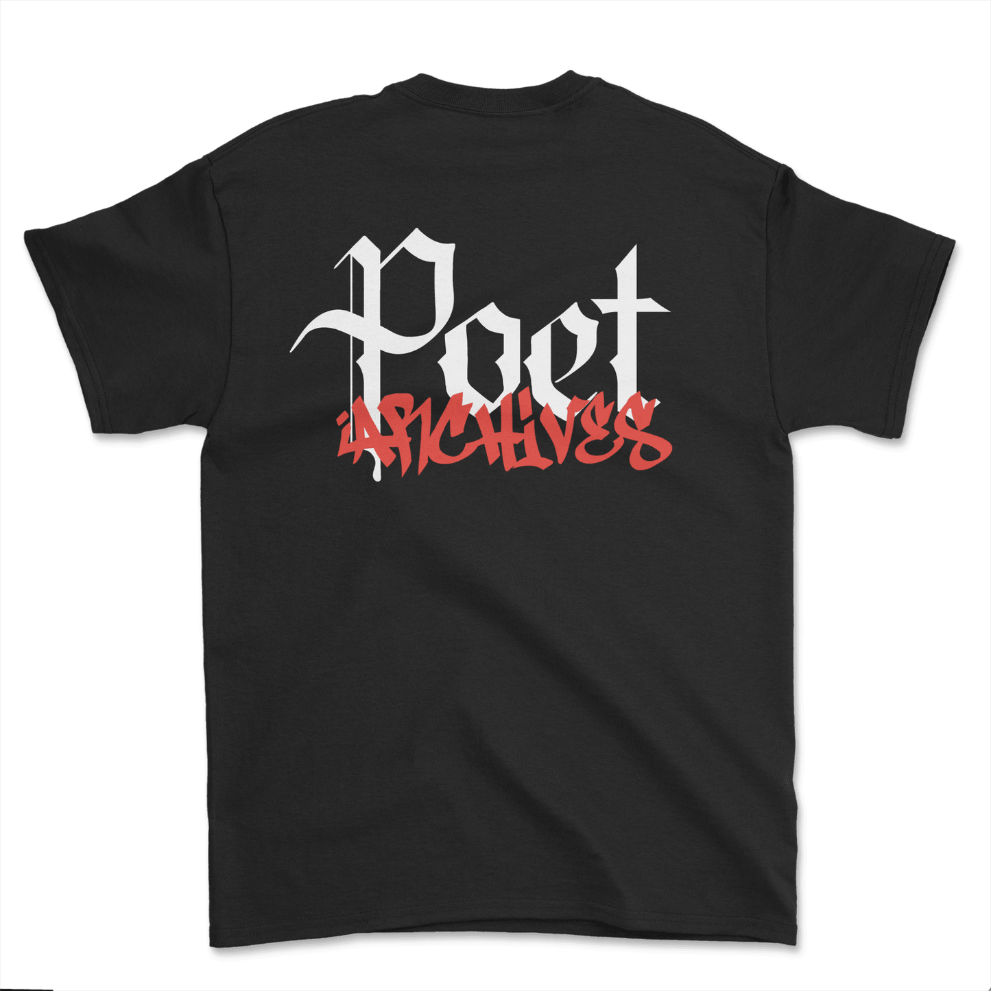 Poet Archives Back Print T-Shirt - Poet Archives