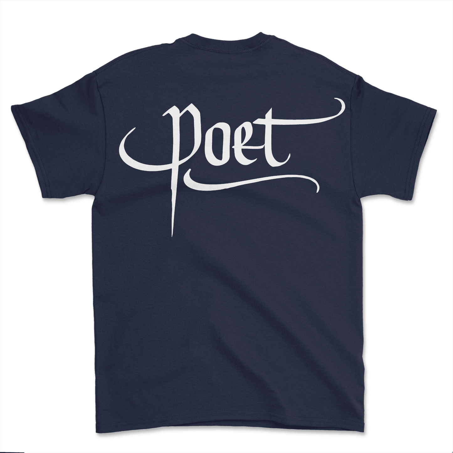 Poet Back Print T-Shirt - Poet Archives
