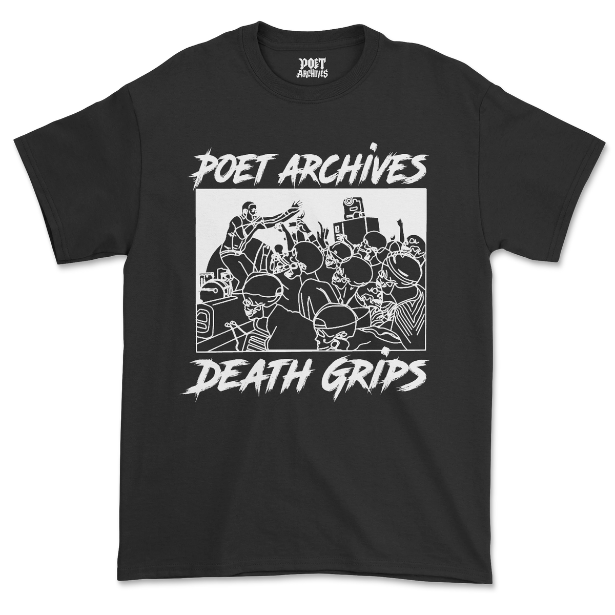 DEATH GRIPS T-SHIRT - Poet Archives