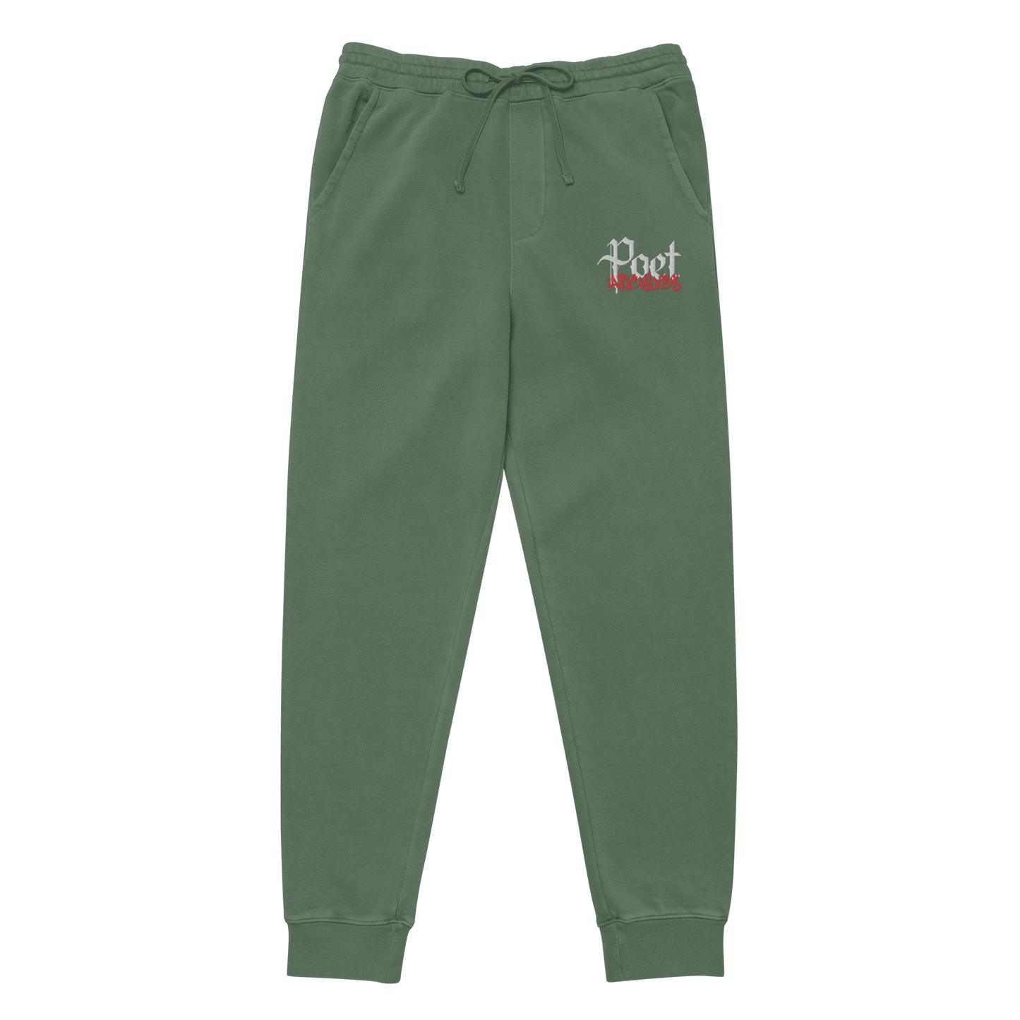 Poet Archives embroidered joggers - Poet Archives